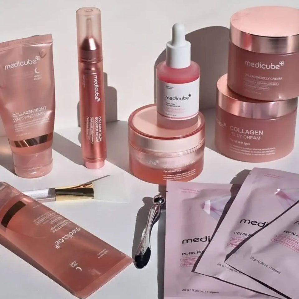 Medicube Korean skincare collection PDRN collagen serums creams masks K-beauty Canada Selenaire