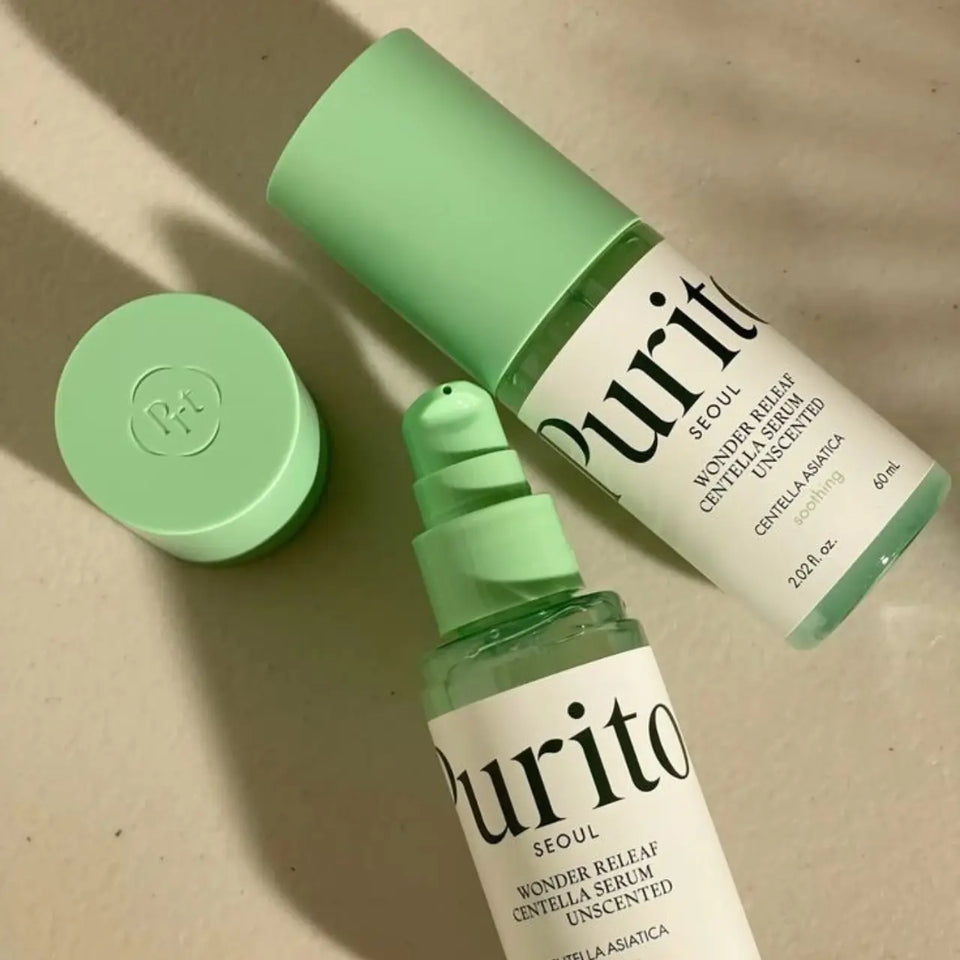 Purito Korean skincare collection centella serums sunscreens cleansers K-beauty Canada Selenaire