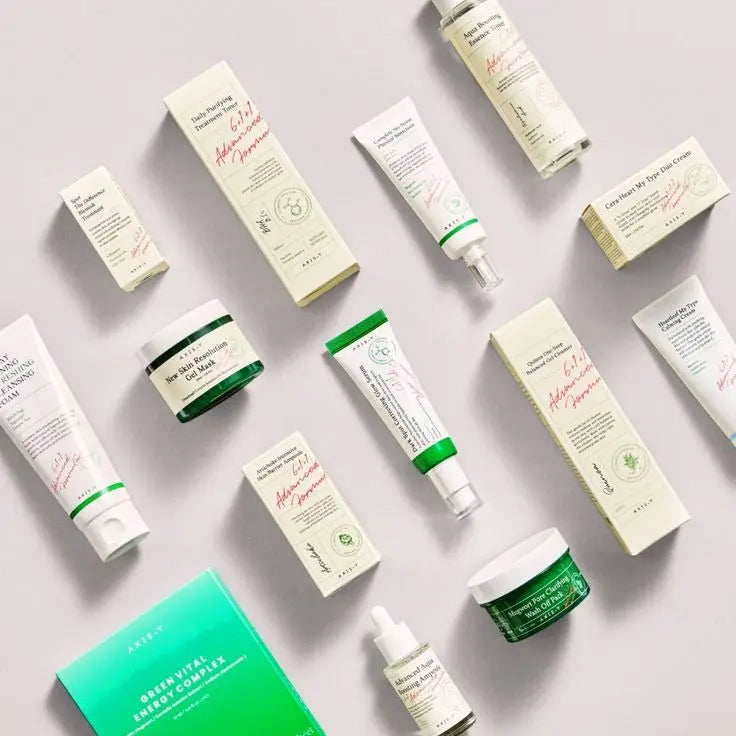 AXIS-Y Korean skincare collection serums creams cleansers glow treatments K-beauty Canada Selenaire
