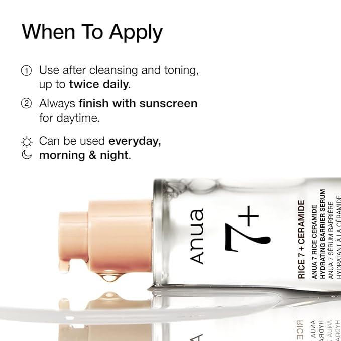 Anua - 7 Rice Ceramide Hydrating Barrier Serum