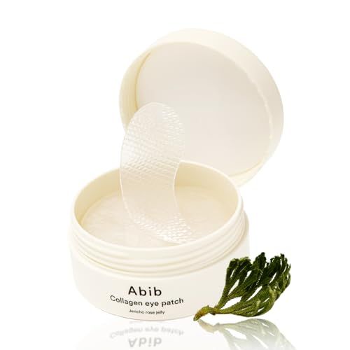 Abib PDRN Retinal Eye Patch Glow Jelly by SELENAIRE shown on a white background, highlighting its gel-like texture for eye skincare.