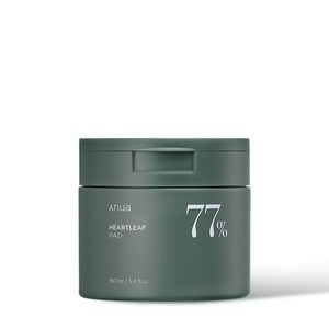 Selenaire Anua Heartleaf 77% Clear Pad featuring soft, exfoliating cotton pads infused with heartleaf extract for gentle skin renewal.
