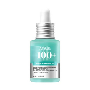Selenaire Anua PDRN Hyaluronic Capsule 100 Serum in a sleek bottle with dropper for skin hydration and anti-aging.