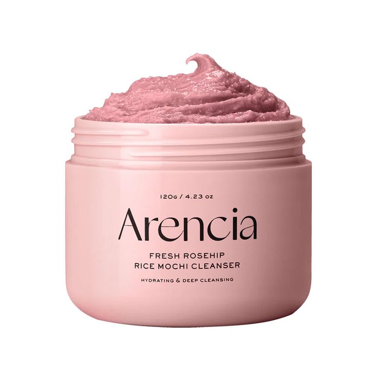 SELENAIRE Arencia Fresh Rosehip Rice Mochi Cleanser with moisturizing, gentle formula for clean, refreshed skin