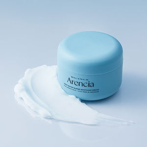 SELENAIRE Arencia Deep Water Surge Soothing Cream jar with light blue and white packaging on a neutral background