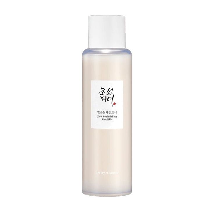 Beauty of Joseon Glow Replenishing Rice Milk in a 150ml bottle, featuring a sleek white packaging and a minimalist design.