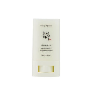 Beauty of Joseon Matte Sun Stick by SELENAIRE, a portable sunscreen with a matte finish in a sleek stick format.