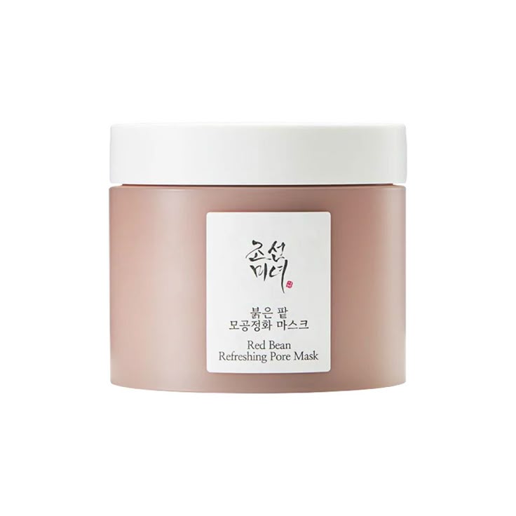 Beauty of Joseon Red Bean Refreshing Pore Mask in a jar, showcasing the red bean extract and cooling, pore-clearing formula.