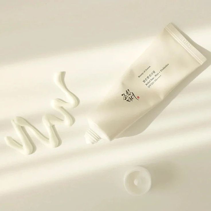 Beauty of Joseon Relief Sun sunscreen with SPF 50, featuring a lightweight formula in a sleek tube.