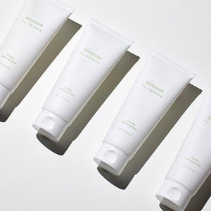 Gentle Centella Cleansing Foam by Selenaire, showing the foaming cleanser with its packaging and a soft, clean background.