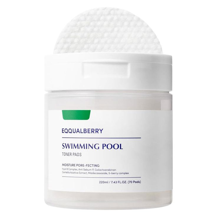 Selenaire EQQUALBERRY swimming pool toner pads for water clarity and balance, shown in a close-up image.