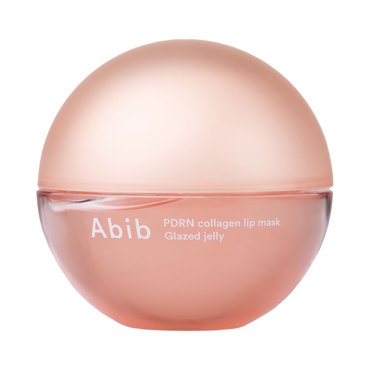 Selenaire Abib PDRN Collagen Lip Mask in glazed jelly texture, featuring vegan ingredients for nourishing and hydrating lips.