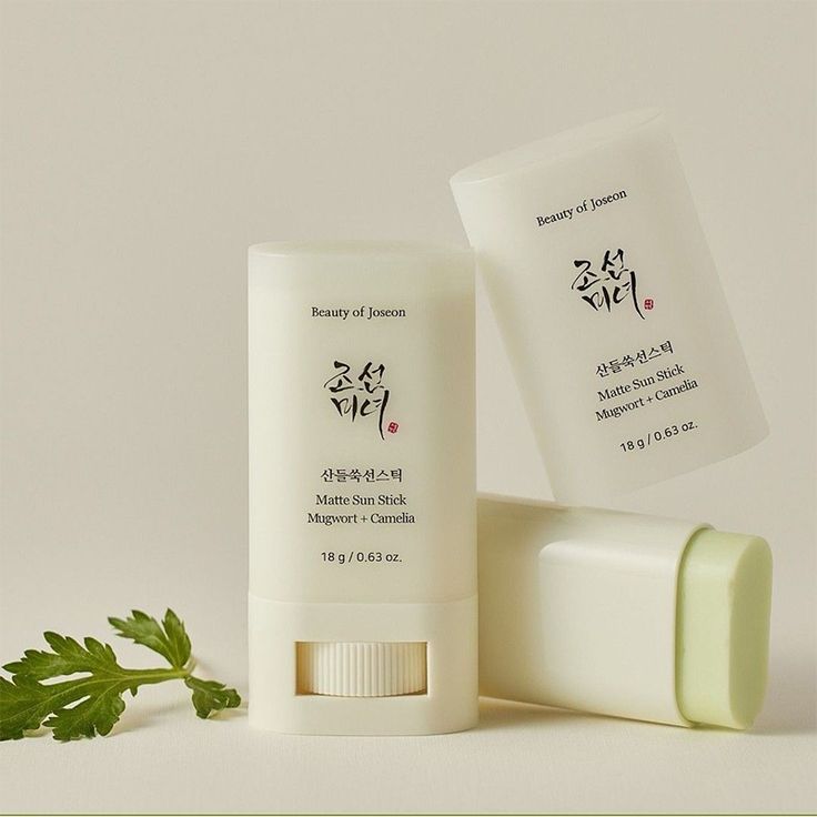 Beauty of Joseon Matte Sun Stick by SELENAIRE, showing the portable sun protection stick with matte finish and SPF benefits.