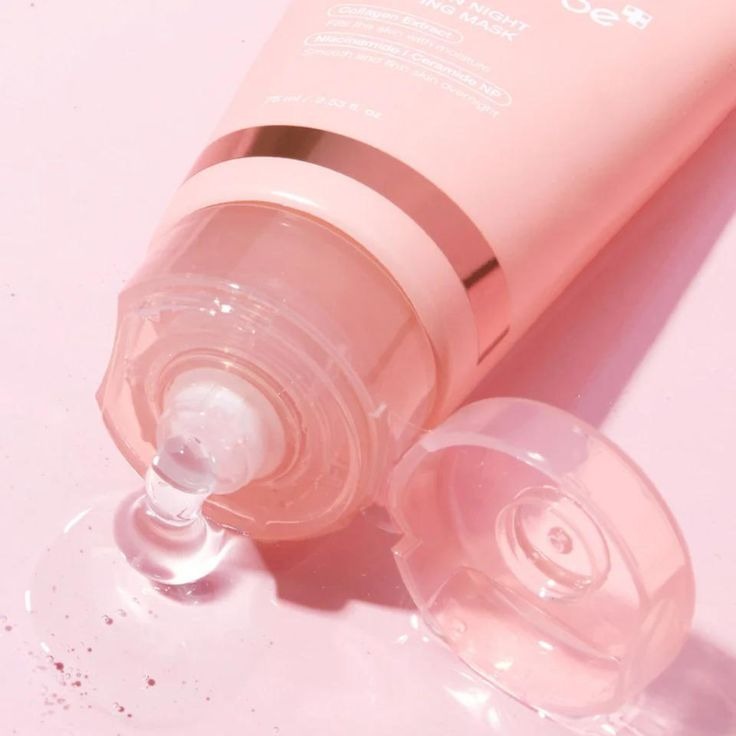 SELENAIRE Medicube Collagen Night Wrapping Mask in a jar, showing the creamy skincare product with a smooth texture.