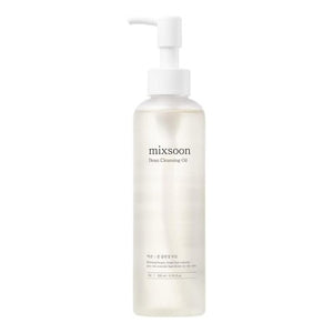Bottle of SELENAIRE Mixsoon Bean Cleansing Oil with a pump dispenser, shown on a clean, white background.