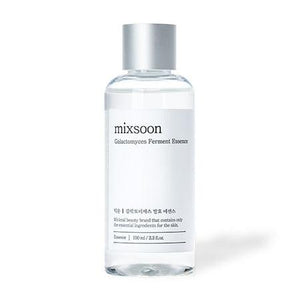 Selenaire MIXSOON Galactomyces Ferment Essence bottle with dropper, clear liquid skincare in a white container.