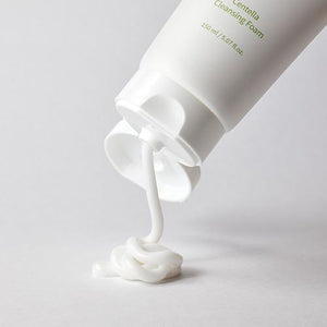 Selenaire Mixsoon Centella Cleansing Foam in a white tube with green accents, showcasing its gentle skincare formula.