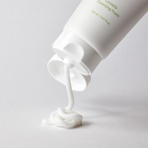 Selenaire Mixsoon Centella Cleansing Foam in a white tube with green accents, showcasing its gentle skincare formula.