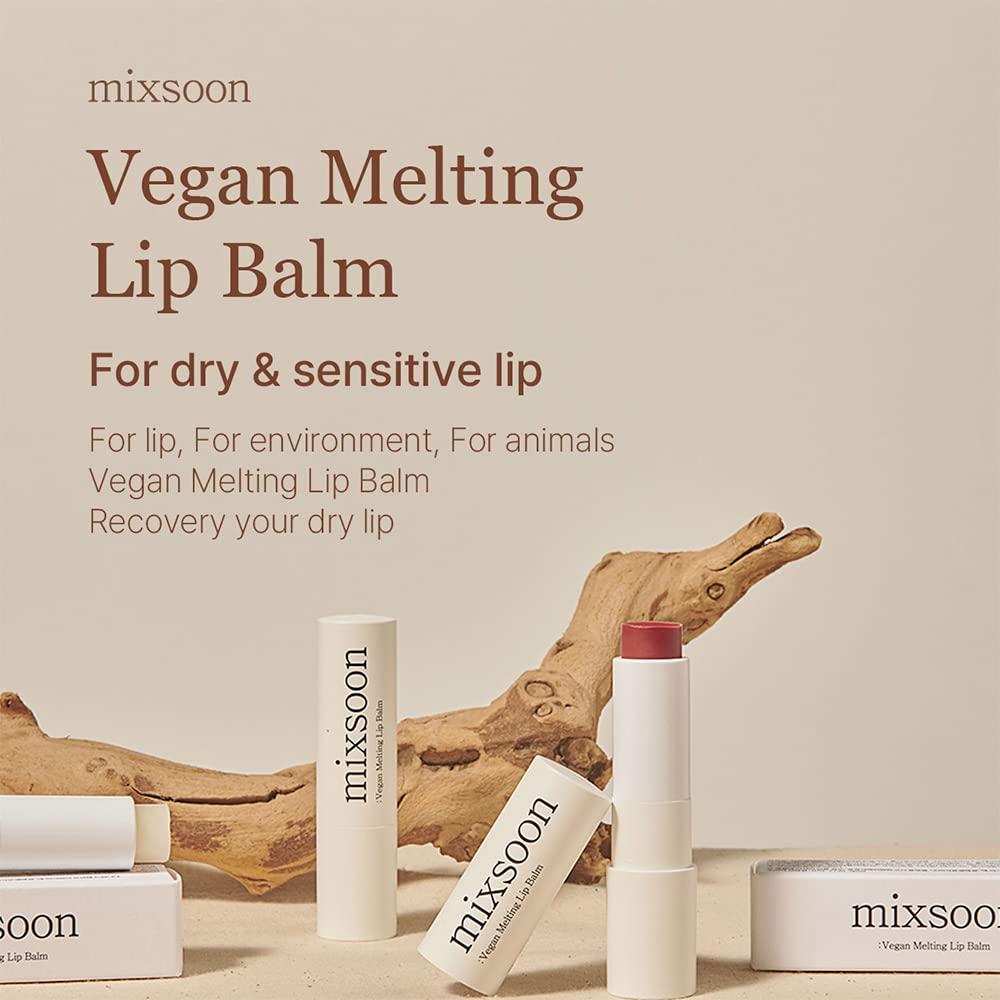 Clear vegan Melting Lip Balm by Selenaire in a small jar with a smooth, glossy finish, showcasing its transparent formula.