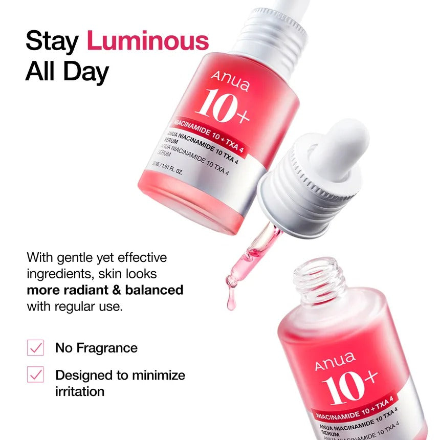 Anua dark spot correcting serum texture niacinamide Korean beauty