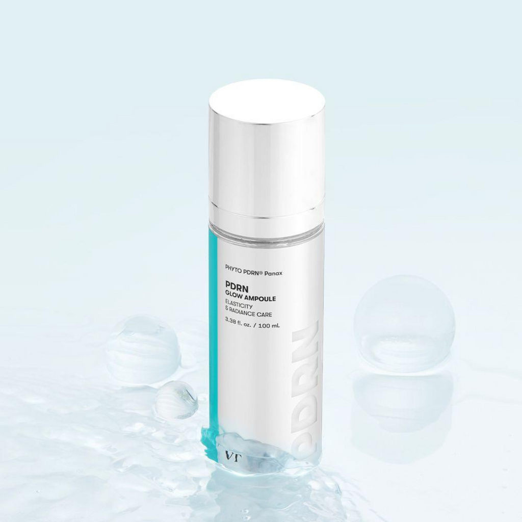 Selenaire VT Cosmetics PDRN Glow Ampoule in a sleek bottle, designed for brightening and revitalizing skin.