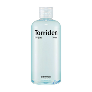 Selenaire Torriden DIVE IN Low Molecular Hyaluronic Acid Skin Booster in a clear dropper bottle with product details.