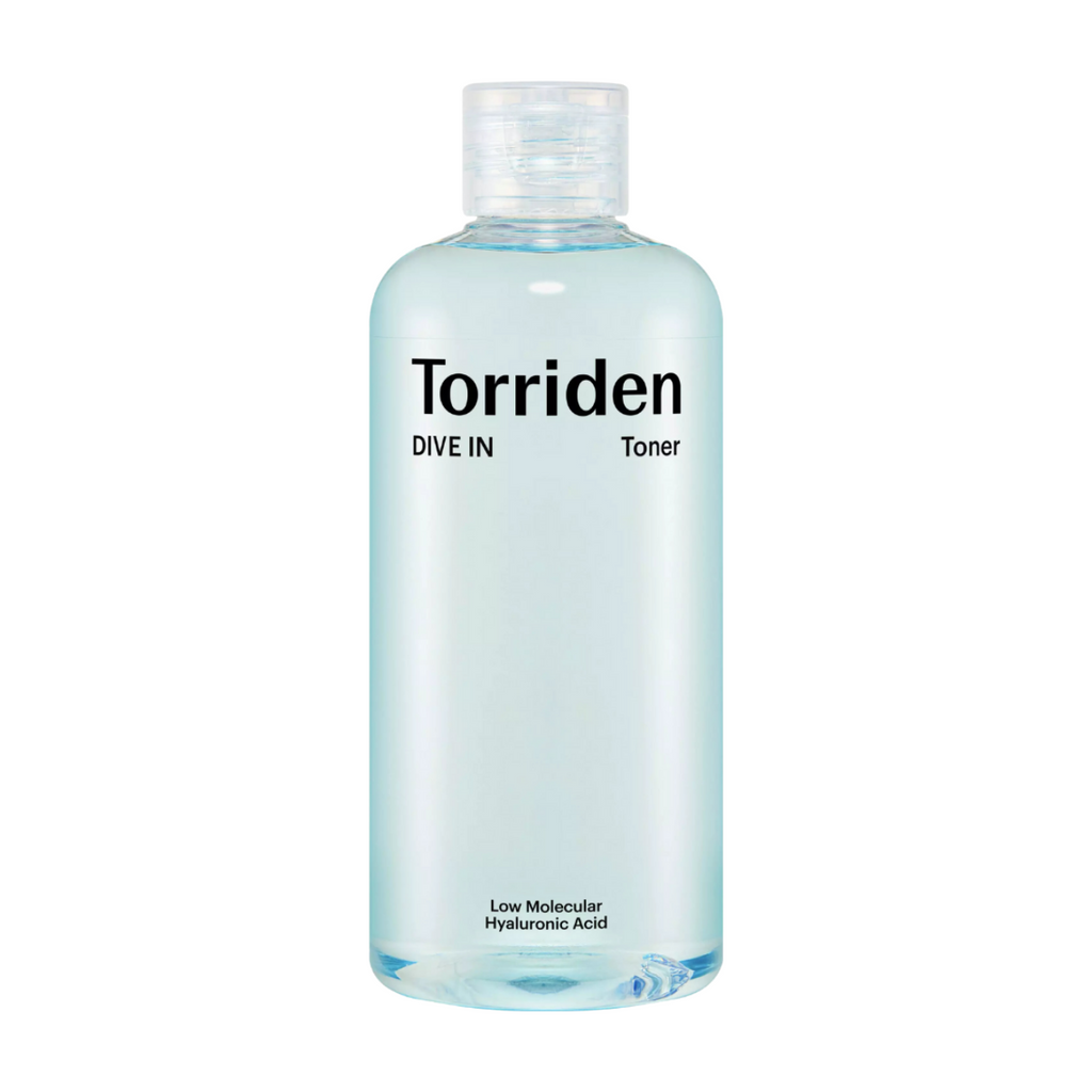 Selenaire Torriden DIVE IN Low Molecular Hyaluronic Acid Skin Booster in a clear dropper bottle with product details.