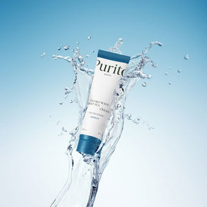 SELENAIRE Purito Hydro Wave Deep Sea Cream jar with blue and white packaging, showcasing the hydrating skincare product.