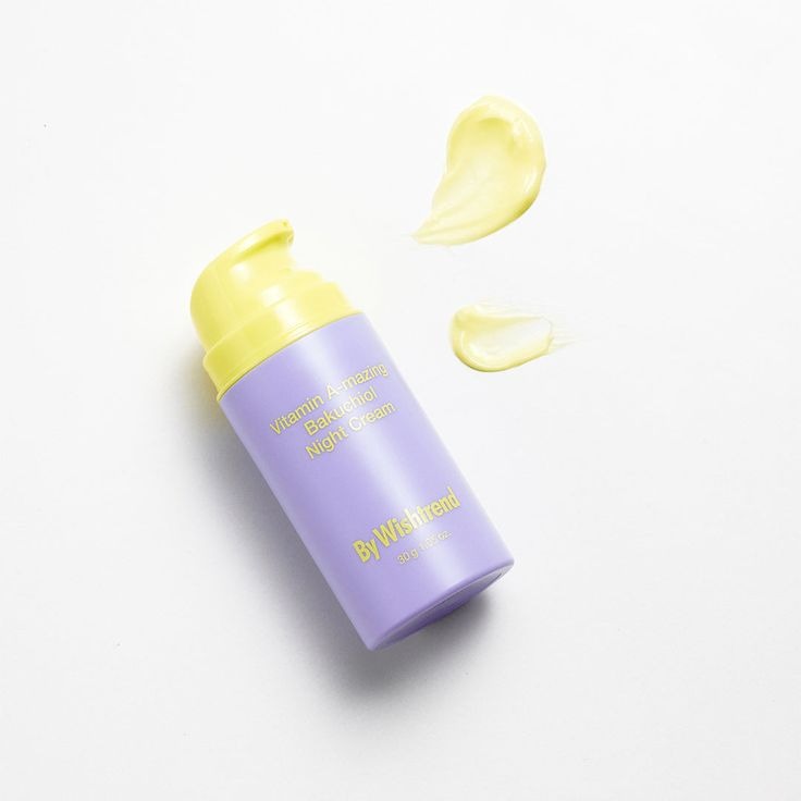 Selenaire Vitamin A-mazing Bakuchiol Night Cream jar with white lid and label, creamy texture visible in the image.