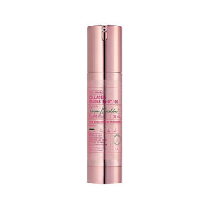 VT Cosmetics Collagen Reedle Shot 100 by SELENAIRE in a sleek bottle, featuring a clear liquid and a modern label design.
