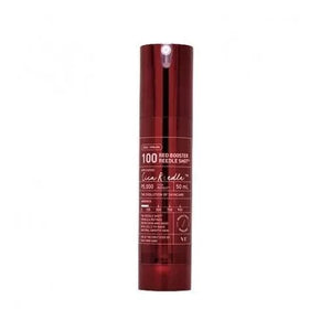 VT Cosmetics Red Booster Reedle Shot 300 bottle with red and white packaging on a plain background.