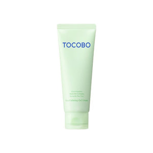 Tocobo Cica Calming Gel Cream by SELENAIRE shown in a tube with soothing ingredients for sensitive skin.