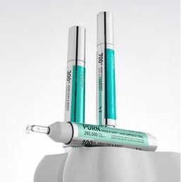 SELENAIRE VT Cosmetics PDRN Reedle Shot Hair Ampoule 300dL bottle with applicator for scalp treatment.