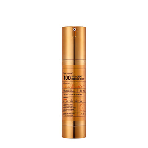 SELEAIRE VT Cosmetics Vita-Light Reedle Shot 100 in sleek bottle, showcasing vibrant packaging for brightening skincare.